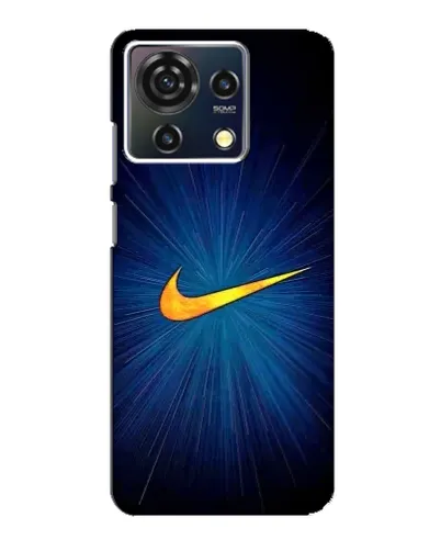 Чехол для ZTE Blade V50 Vita с картинкой «Синий пульс Nike» Чехол для ZTE Blade V50 Vita с картинкой «Синий пульс Nike»