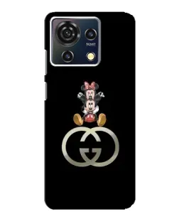 Чехол для ZTE Blade V50 Vita с картинкой «Минни Маус на лого» Чехол для ZTE Blade V50 Vita с картинкой «Минни Маус на лого»
