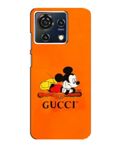 Чехол для ZTE Blade V50 Vita с картинкой «Микки Маус Gucci — оранж» Чехол для ZTE Blade V50 Vita с картинкой «Микки Маус Gucci — оранж»