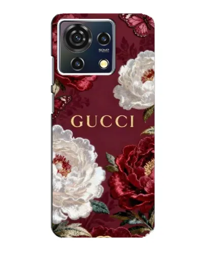 Чехол для ZTE Blade V50 Vita с картинкой «Gucci — бордовые розы» Чехол для ZTE Blade V50 Vita с картинкой «Gucci — бордовые розы»