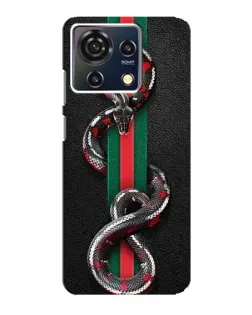 Чехол для ZTE Blade V50 Vita с картинкой «Gucci — змея на полосе» Чехол для ZTE Blade V50 Vita с картинкой «Gucci — змея на полосе»