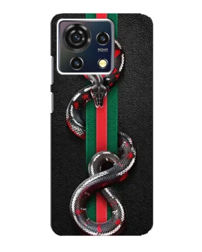 Чехол для ZTE Blade V50 Vita с картинкой «Gucci — змея на полосе» Чехол для ZTE Blade V50 Vita с картинкой «Gucci — змея на полосе»