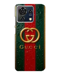 Чехол для ZTE Blade V50 Vita с картинкой «Gucci — фирменная полоса и золото» Чехол для ZTE Blade V50 Vita с картинкой «Gucci — фирменная полоса и золото»