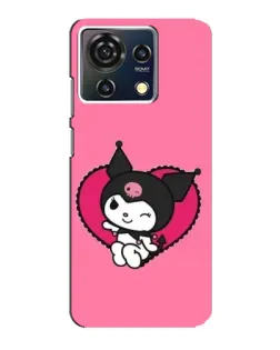 Чехол для ZTE Blade V50 Vita с картинкой «Kuromi — любовь в сердце»
