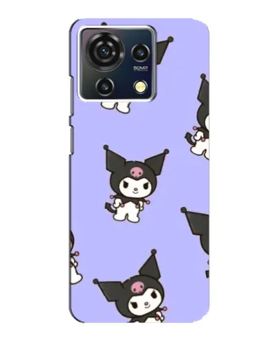 Чехол для ZTE Blade V50 Vita с картинкой «Паттерн с Kuromi»