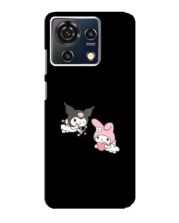 Чехол для ZTE Blade V50 Vita с картинкой «My Melody и Kuromi»