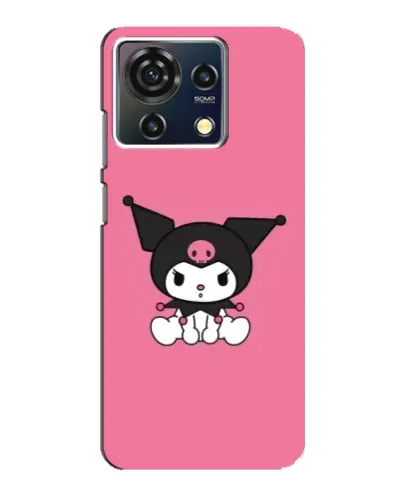 Чехол для ZTE Blade V50 Vita с картинкой «Хмурая Kuromi»