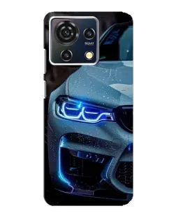Чехол для ZTE Blade V50 Vita с картинкой «Взгляд BMW с синими фарами» Чехол для ZTE Blade V50 Vita с картинкой «Взгляд BMW с синими фарами»