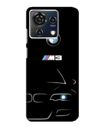 Чехол для ZTE Blade V50 Vita с картинкой «Минималистичный принт BMW M3»