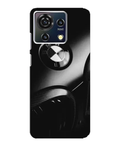 Чехол для ZTE Blade V50 Vita с картинкой «Эмблема BMW — макро»