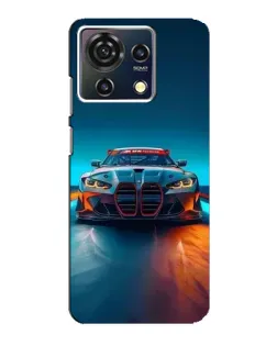 Чехол для ZTE Blade V50 Vita с картинкой «BMW — огни неона»