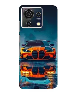 Чехол для ZTE Blade V50 Vita с картинкой «BMW — золотая эмблема»