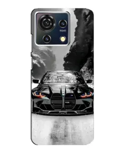 Чехол для ZTE Blade V50 Vita с картинкой «BMW — акварельный дрифт»