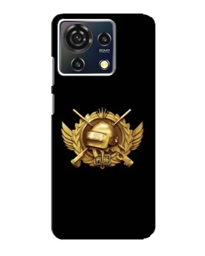 Чехол для ZTE Blade V50 Vita с картинкой «PUBG — оранжевый градиент»
