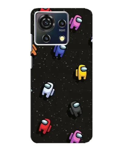 Чехол для ZTE Blade V50 Vita с картинкой «Космический паттерн Among Us»