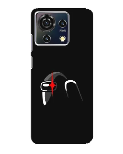 Чехол для ZTE Blade V50 Vita с картинкой «Among Us шлем»