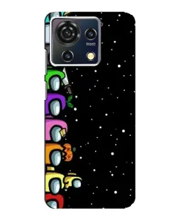 Чехол для ZTE Blade V50 Vita с картинкой «Команда Among Us»
