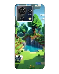 Чехол для ZTE Blade V50 Vita с картинкой «Minecraft летний день» Чехол для ZTE Blade V50 Vita с картинкой «Minecraft летний день»