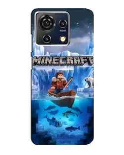 Чехол для ZTE Blade V50 Vita с картинкой «Minecraft ледяной мир» Чехол для ZTE Blade V50 Vita с картинкой «Minecraft ледяной мир»
