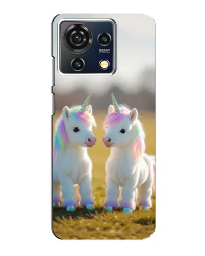 Чехол для ZTE Blade V50 Vita с картинкой «Пара единорогов» Чехол для ZTE Blade V50 Vita с картинкой «Пара единорогов»
