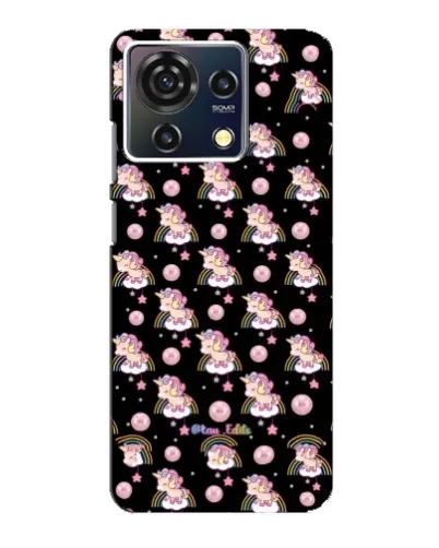 Чехол для ZTE Blade V50 Vita с картинкой «Magic Unicorn паттерн» Чехол для ZTE Blade V50 Vita с картинкой «Magic Unicorn паттерн»