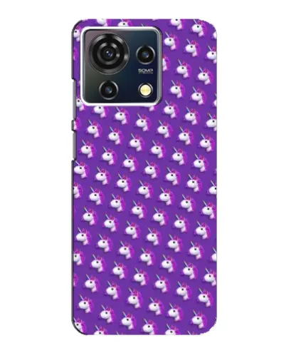 Чехол для ZTE Blade V50 Vita с картинкой «Единороги на фиолетовом» Чехол для ZTE Blade V50 Vita с картинкой «Единороги на фиолетовом»