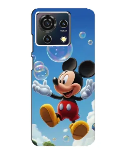 Чехол для ZTE Blade V50 Vita с картинкой «Mickey и мыльные пузыри» Чехол для ZTE Blade V50 Vita с картинкой «Mickey и мыльные пузыри»