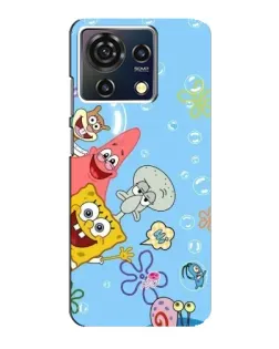 Чехол для ZTE Blade V50 Vita с картинкой «Веселые пузырьки»
