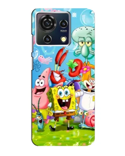 Чехол для ZTE Blade V50 Vita с картинкой «Губка Боб и друзья» Чехол для ZTE Blade V50 Vita с картинкой «Губка Боб и друзья»
