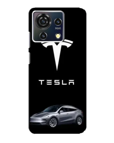 Чехол для ZTE Blade V50 Vita с картинкой «Tesla Model Y»