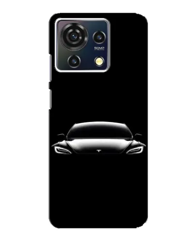 Чехол для ZTE Blade V50 Vita с картинкой «Фары Tesla Night»