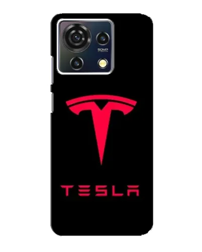 Чехол для ZTE Blade V50 Vita с картинкой «Tesla Red Logo»