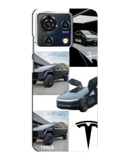 Чехол для ZTE Blade V50 Vita с картинкой «Коллаж Cybertruck Tesla» Чехол для ZTE Blade V50 Vita с картинкой «Коллаж Cybertruck Tesla»