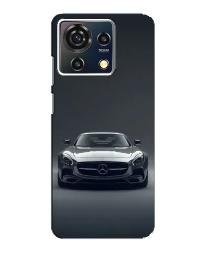 Чехол для ZTE Blade V50 Vita с картинкой «Mercedes на черном»