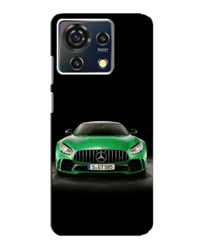 Чехол для ZTE Blade V50 Vita с картинкой «Mercedes — неоновый лого»