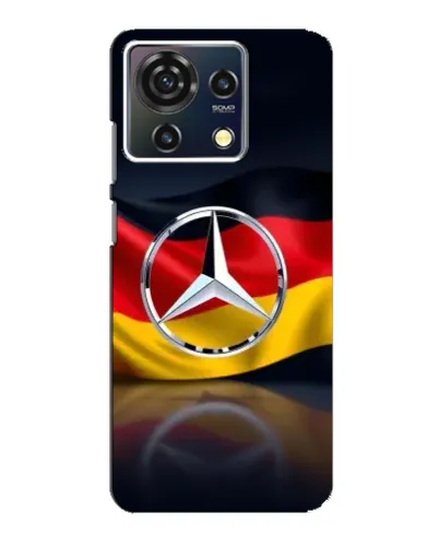 Чехол для ZTE Blade V50 Vita с картинкой «Mercedes — флаг Германии»