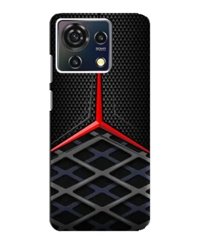 Чехол для ZTE Blade V50 Vita с картинкой «Mercedes Carbon Grid»