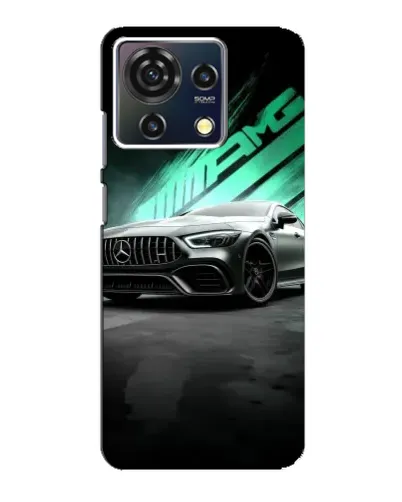 Чехол для ZTE Blade V50 Vita с картинкой «Темный Mercedes AMG»