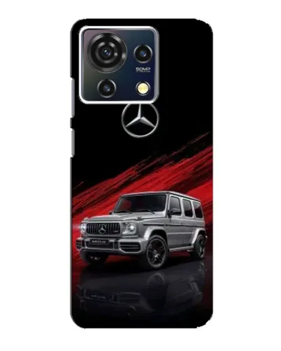 Чехол для ZTE Blade V50 Vita с картинкой «Mercedes G-Class красный»