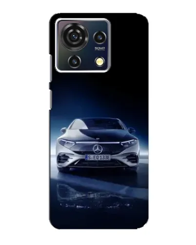 Чехол для ZTE Blade V50 Vita с картинкой «Ночной Mercedes EQ»