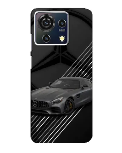 Чехол для ZTE Blade V50 Vita с картинкой «Mercedes AMG — графика»