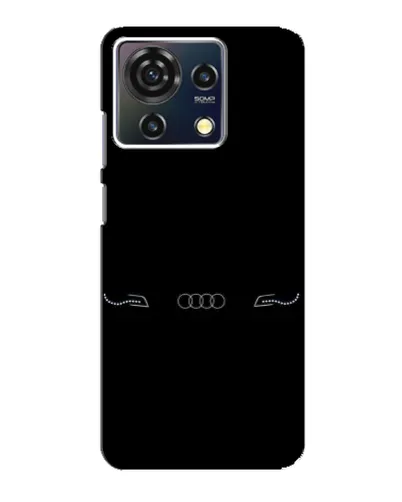 Чехол для ZTE Blade V50 Vita с картинкой «Audi — световой подпись»