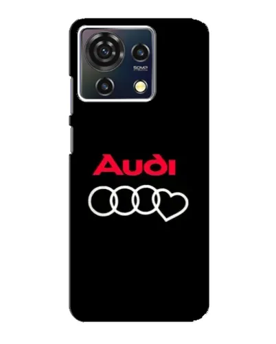 Чехол для ZTE Blade V50 Vita с картинкой «Логотип Audi Heart»