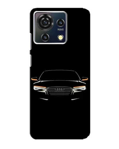 Чехол для ZTE Blade V50 Vita с картинкой «Audi — ночной контур»
