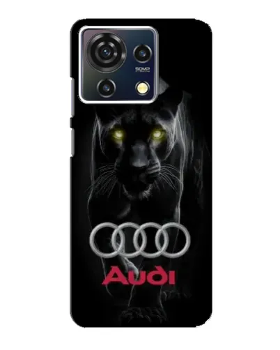 Чехол для ZTE Blade V50 Vita с картинкой «Пантера и Audi»