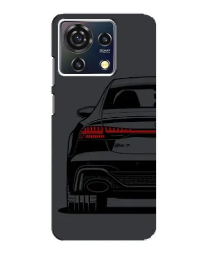 Чехол для ZTE Blade V50 Vita с картинкой «Задняя часть Audi — арт»