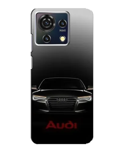 Чехол для ZTE Blade V50 Vita с картинкой «Audi — градиентный контур»