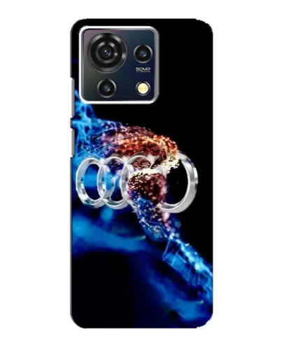 Чехол для ZTE Blade V50 Vita с картинкой «Энергия лого Audi»
