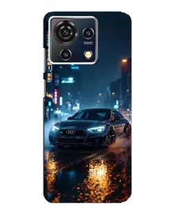 Чехол для ZTE Blade V50 Vita с картинкой «Ночной город и Audi» Чехол для ZTE Blade V50 Vita с картинкой «Ночной город и Audi»