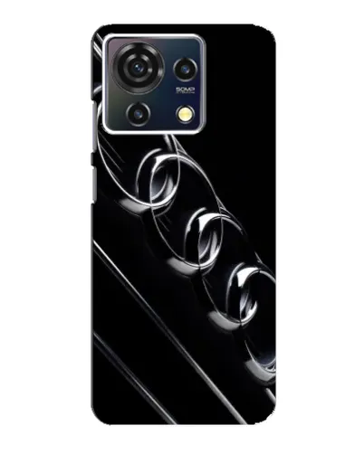 Чехол для ZTE Blade V50 Vita с картинкой «Audi — абстрактные кольца»